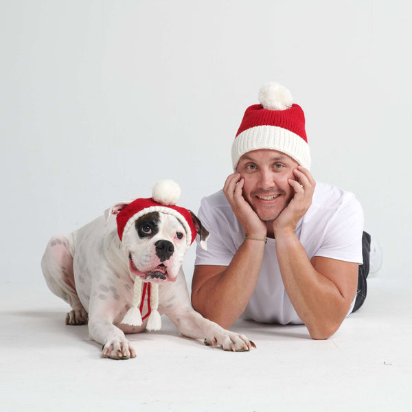 Cappello con pompon umano - Babbo Natale