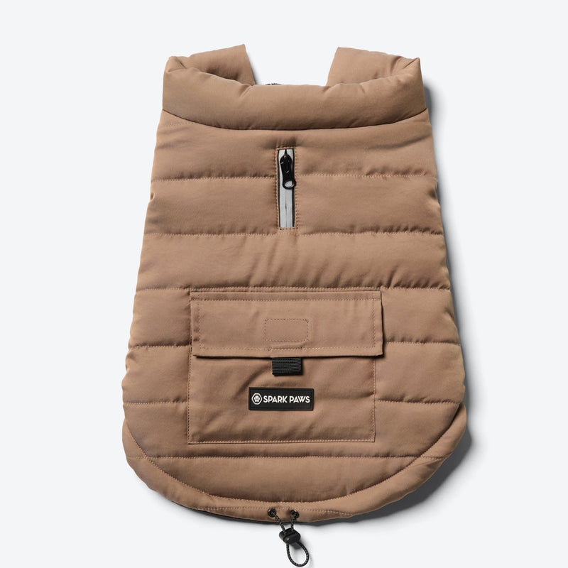 Giacca impermeabile WarmShield - Marrone