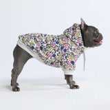 Felpa Vintage Flower per Cane - Grigio Chiaro