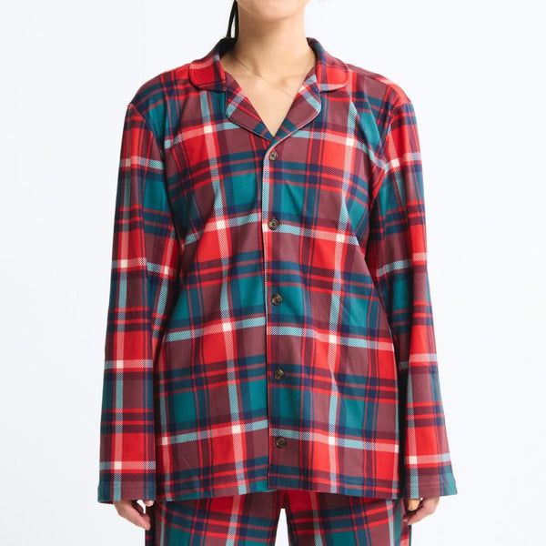 Top pigiama natalizio - Plaid festivo