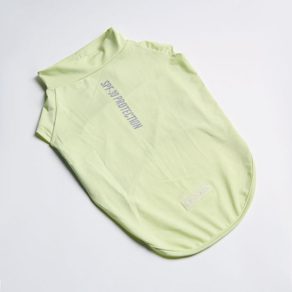 Maglietta per cani con protezione solare - Verde chiaro